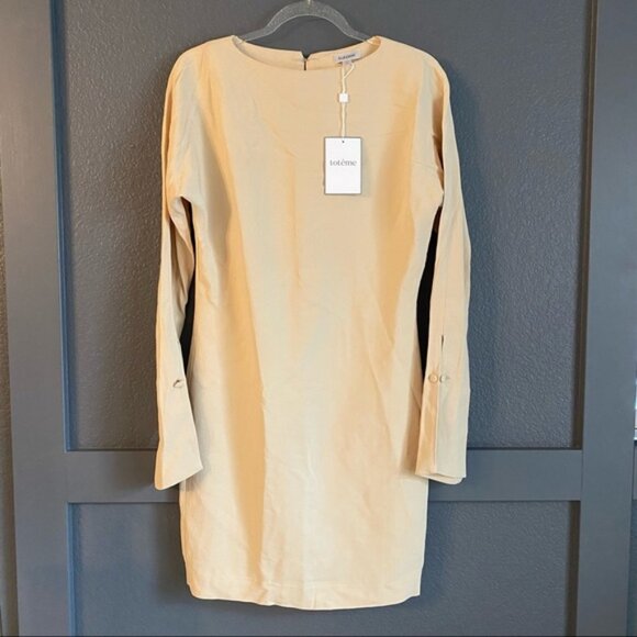 toteme Dresses & Skirts - NWT Toteme Sardinia dress in pebble size small